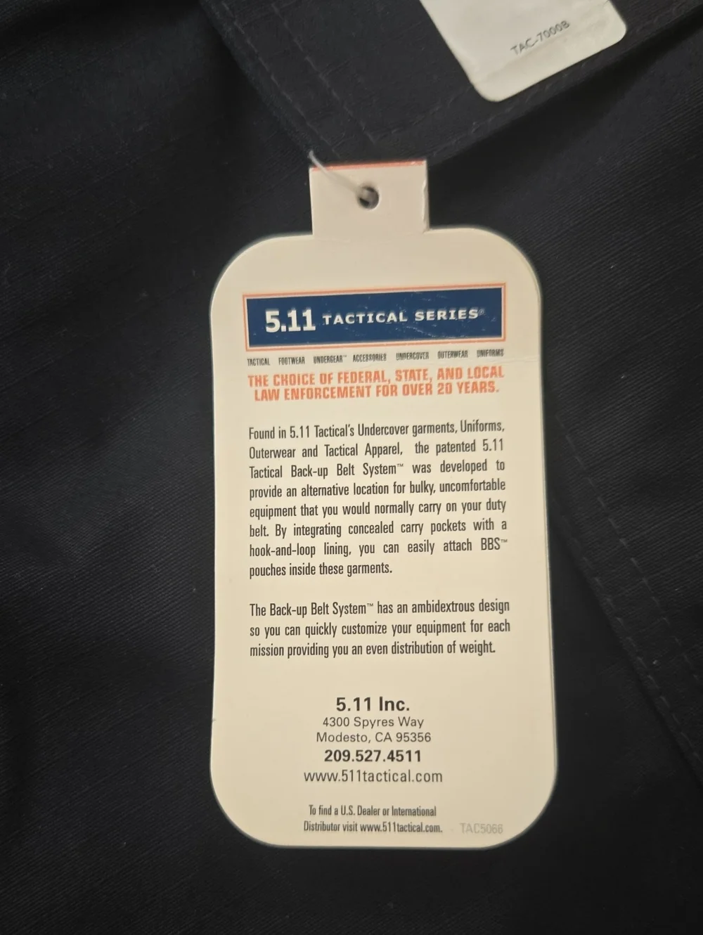5.11 TACTICAL TDU Ripstop Pants Men's Size 46